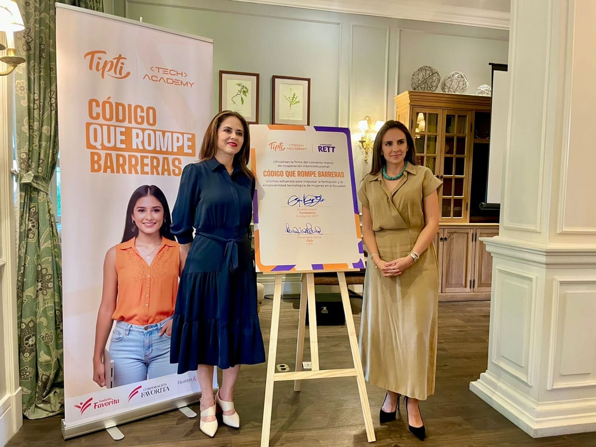 TIPTI Y FUNDACIÓN RETT SE UNEN PARA IMPULSAR LA INCLUSIÓN DIGITAL DE MUJERES CON DISCAPACIDAD EN ECUADOR